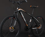 Aluminum Alloy Oil Pressure Double Disc Brake Shock Absorption Mountain Bike Black orange oil pressure brak 0 - Tophatter Daily Deals