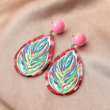 3d Printing Plant Flowers And Animals Doodle Earrings D 0 - Tophatter Daily Deals