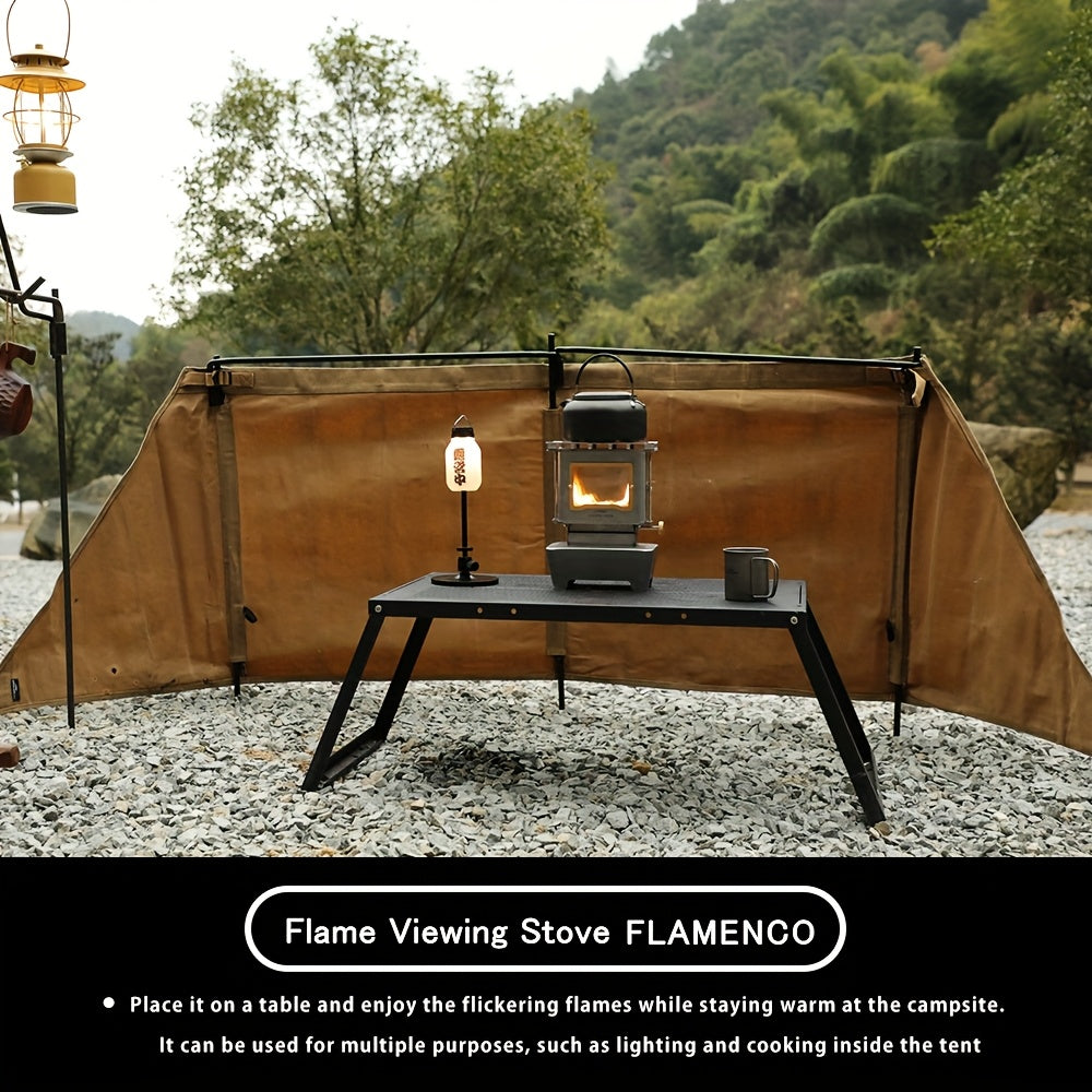 Camping Stove with Glass Window Camping & Hiking - Tophatter Daily Deals