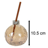 Christmas Bauble Drinking Jar | Novelty Glass with Straw for Festive Drinks Drinking Jar - Tophatter Daily Deals