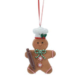 Gingerbread Cookie Christmas Bauble | Christmas Tree Hanging Decoration - 10cm Baubles - Tophatter Daily Deals