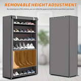 10-Layer 9 Grid Shoe Rack Shelf Storage Closet Organizer Storage & Organization - Tophatter Daily Deals