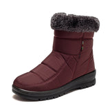 Boots Light Anti-skid Cotton Shoes Women Red 0 - Tophatter Daily Deals