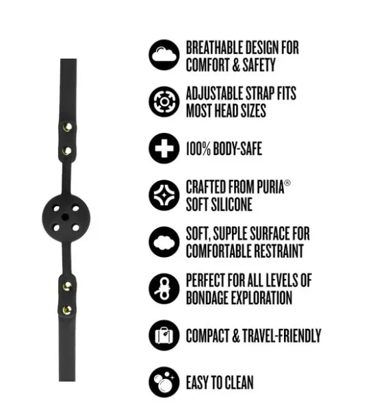 Temptasia Ardor – Breathable Silicone Ball Gag > Bondage Gear > Gags and Bits - Tophatter Daily Deals
