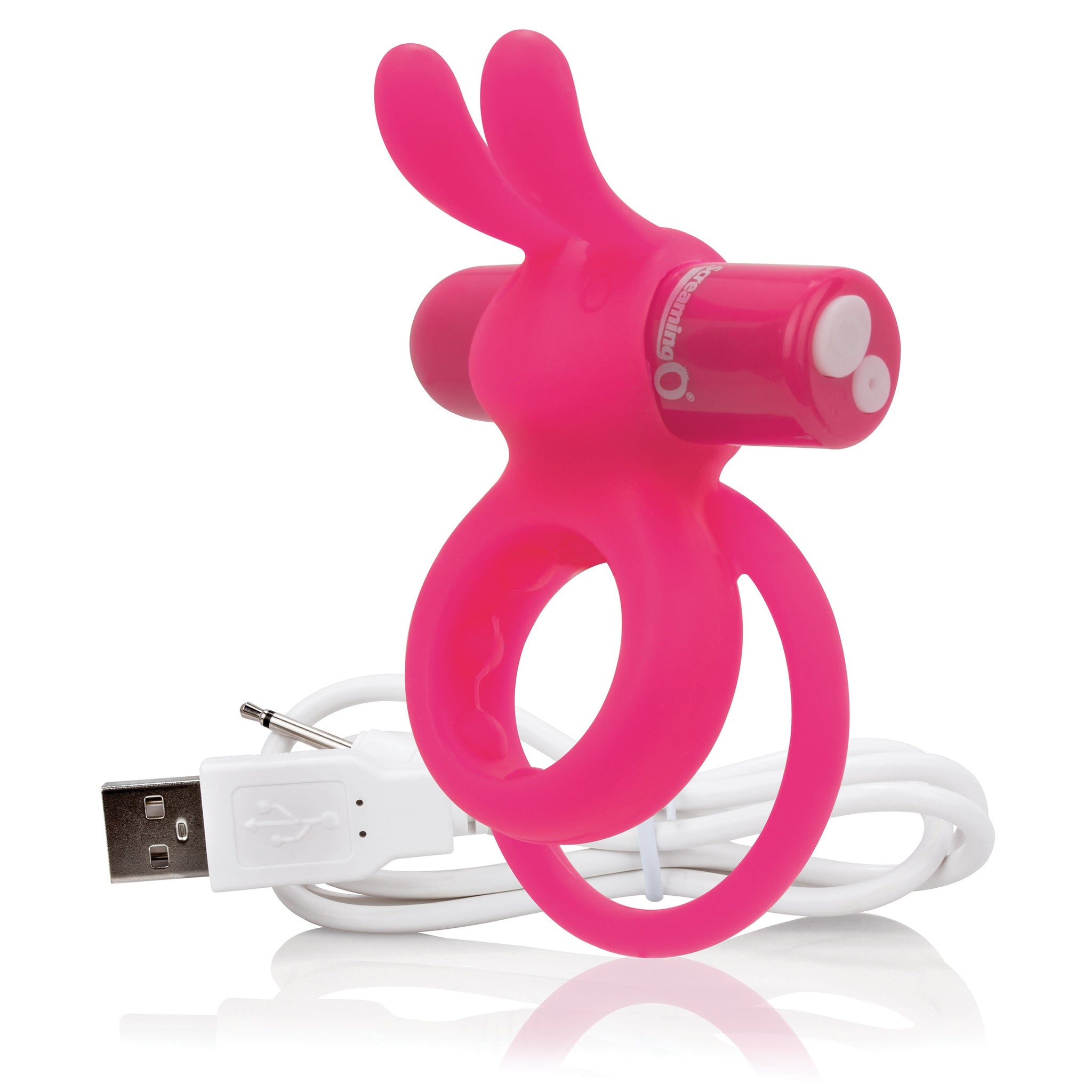 Charged Ohare – Rechargeable Double Cock Ring Rabbit Vibrator > Sex Toys > Couples Toys - Tophatter Daily Deals