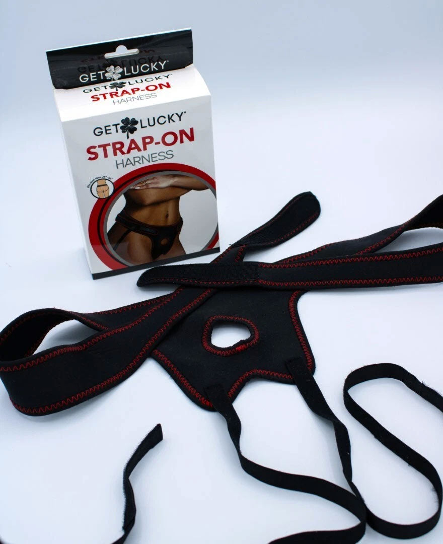 Get Lucky Strap On Harness (Black) – Adjustable Strap On Harness > Dildos > Strap On Harnesses - Tophatter Daily Deals