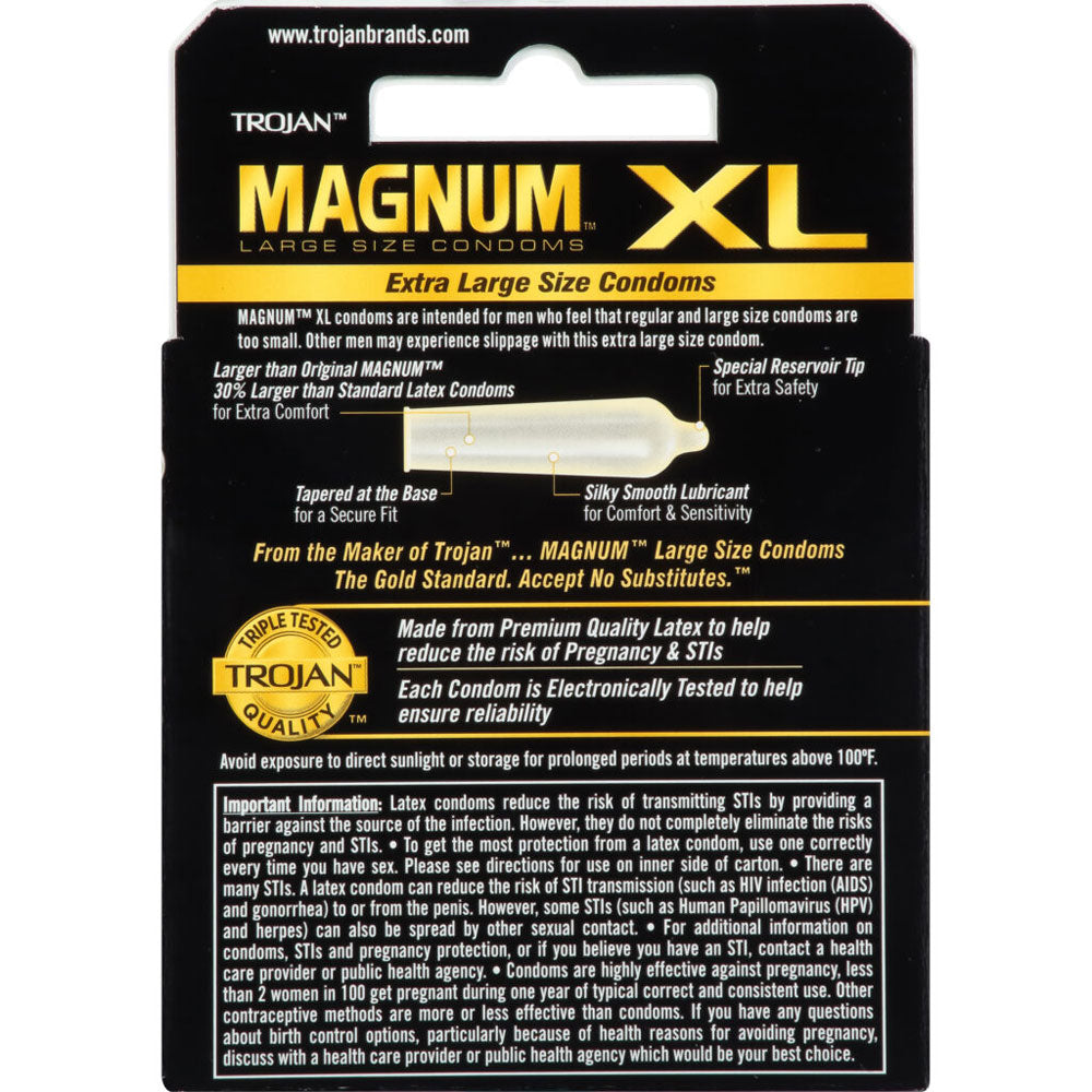 Trojan Magnum XL - 3 Pack > Essentials > Condoms - Tophatter Daily Deals