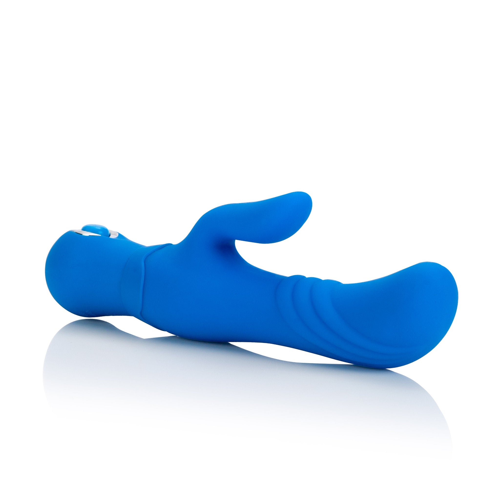 Posh Blue Silicone Thumper Dual Massager with 3 Speeds > Vibrators > Ladies > Rabbit - Tophatter Daily Deals