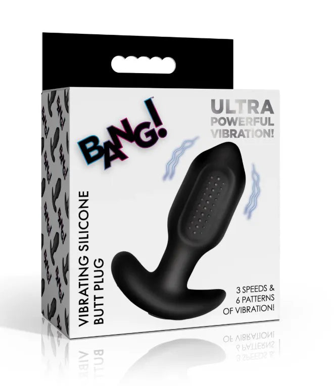 Bang! Rechargeable Silicone Butt Plug – Vibrating Anal Toy > Anal Range > Vibrating Butt Plugs - Tophatter Daily Deals