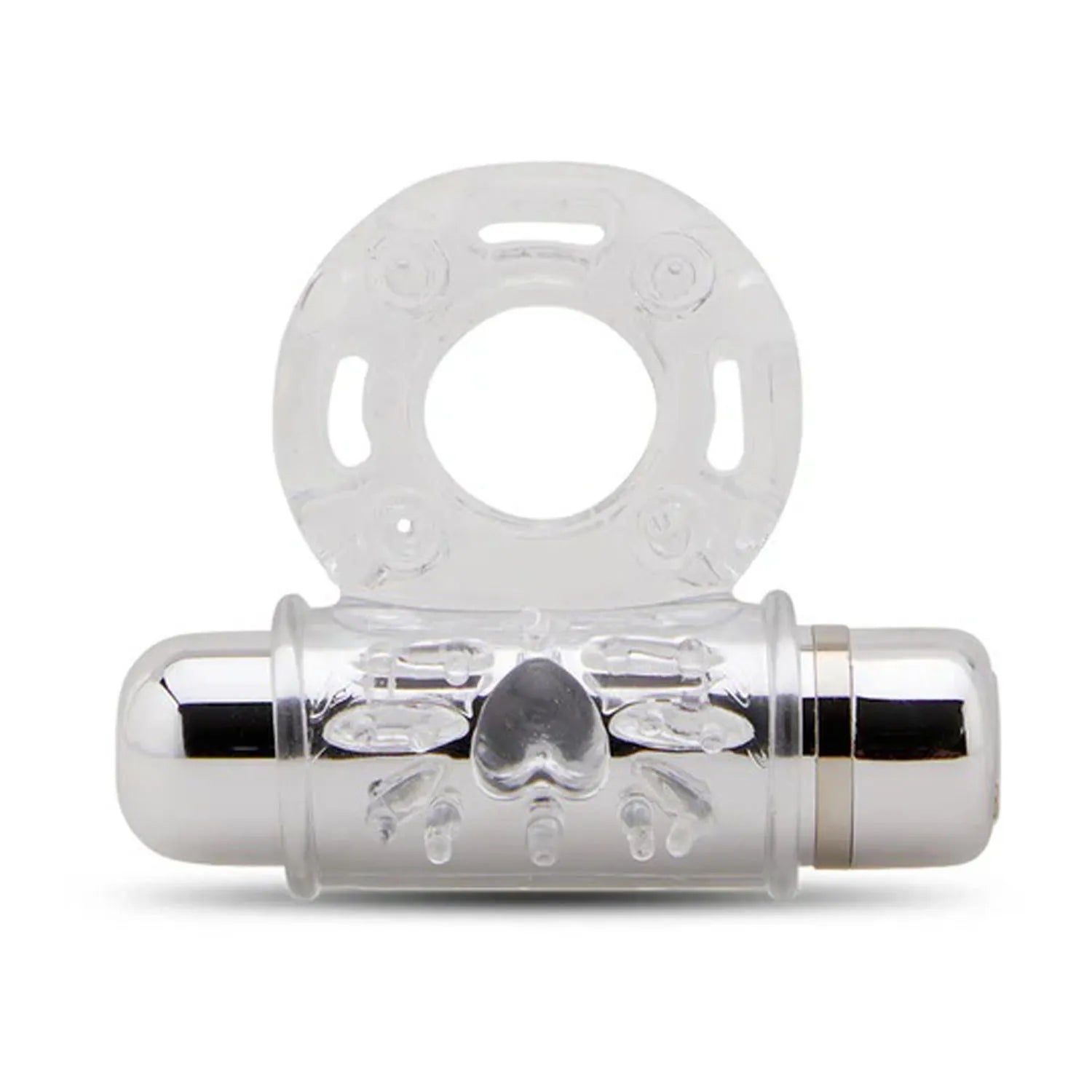 Nu Sensuelle Ultra Flex Mate (Black / Clear) – Couples Ring with Vibration > Cock Ring > Vibrating - Tophatter Daily Deals