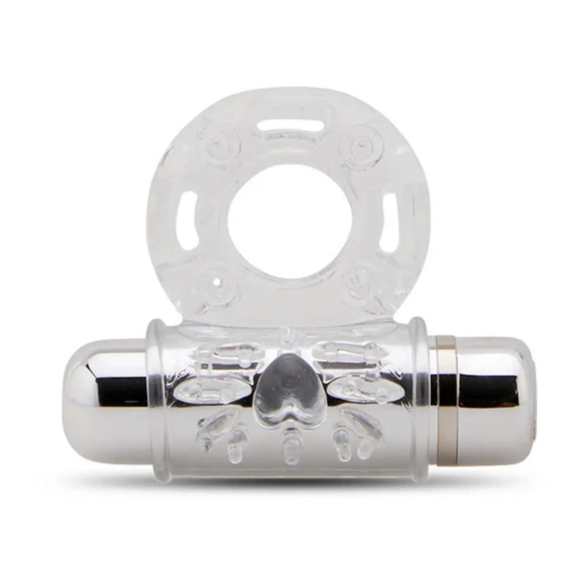 Nu Sensuelle Ultra Flex Mate (Black / Clear) – Couples Ring with Vibration > Cock Ring > Vibrating - Tophatter Daily Deals
