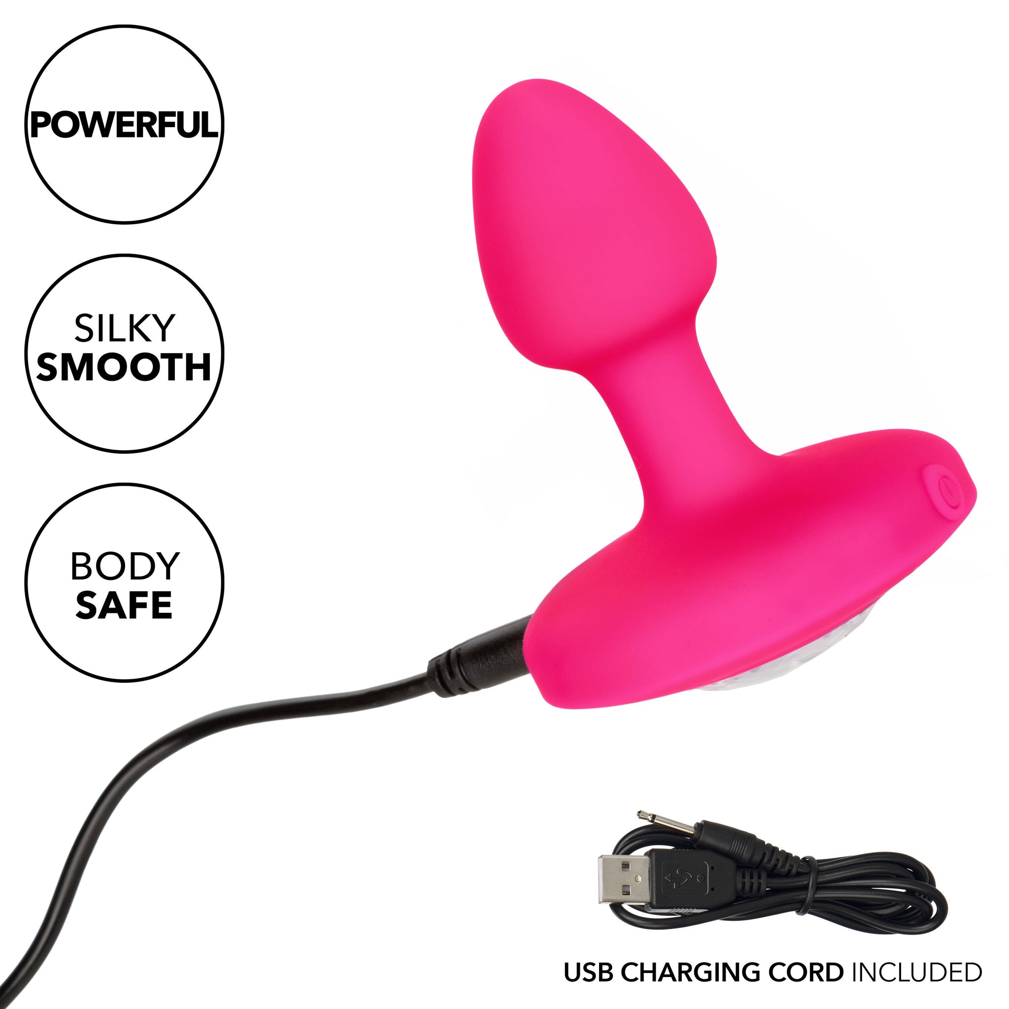 Cheeky Gems Small Rechargeable Vibrating Probe – Flexible Silicone Probe Vibrator > Anal Range > Vibrating Butt Plugs - Tophatter Daily Deals