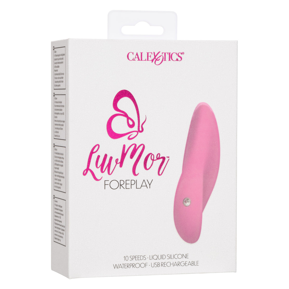 LuvMor Foreplay Pink Liquid Silicone 10 Speed Vibrator > Vibrators > Mini Vibrators - Tophatter Daily Deals