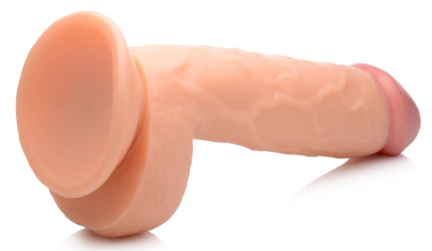 Pop Pecker 8.25 Inch Realistic Dildo With Suction Base Light > Dildos > Realistic Dildos - Tophatter Daily Deals