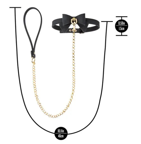 Temptasia Ardor – Adjustable Silicone Collar and Leash Set > Bondage Gear > Collars & Leashes - Tophatter Daily Deals