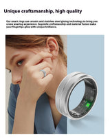 2024 Smart Ring For Men Women Heart Rate Blood Oxygen Monitoring Multi Sports Modes IP68 Waterproof Smart Rings For Android IOS 0 - Tophatter Daily Deals