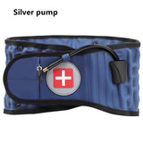 Back Decompression Belt Lumbar Support For Back Pain Relief Lumbar Disc Herniation Lumbar Traction Belt Lumbar Traction Device Blue Silver pump 0 - Tophatter Daily Deals