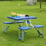 Folding Camping Table with Storage Mesh Outdoor Recreation > Camping > Camp Furniture - Tophatter Daily Deals