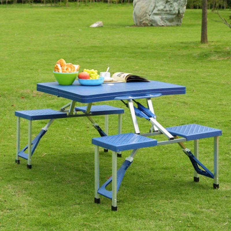 Folding Camping Table with Storage Mesh Outdoor Recreation > Camping > Camp Furniture - Tophatter Daily Deals