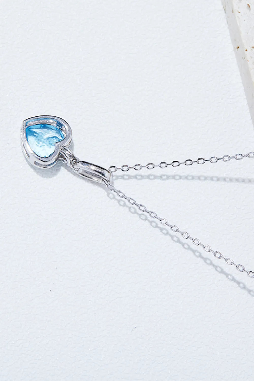 Topaz Heart Pendant Necklace Necklaces - Tophatter Daily Deals