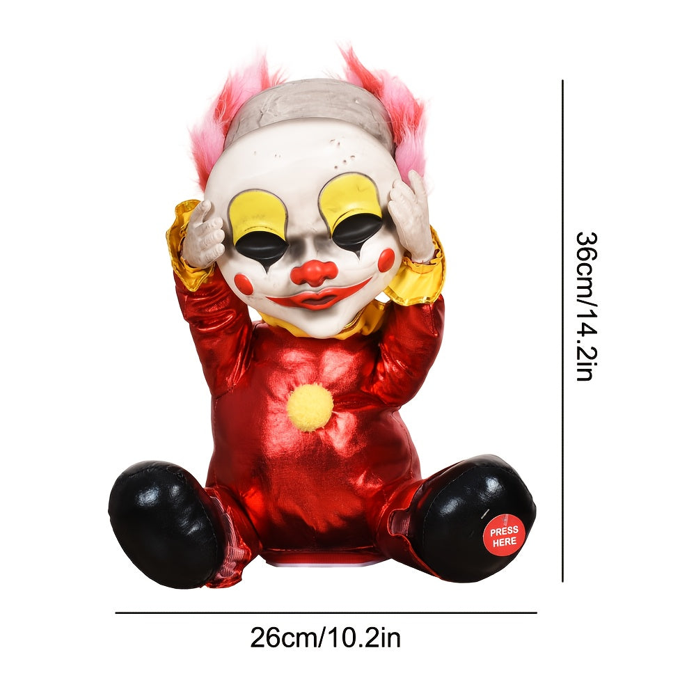 Talking Skull Clown Halloween Decoration Halloween - Tophatter Daily Deals
