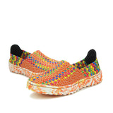 Braided Shoes Men's Casual Sports Shoes Elastic Loafers 0 - Tophatter Daily Deals