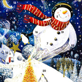 Magical Christmas Advent Calendar | Snowman Advent Calendar - 34x25cm Advent Calendar - Tophatter Daily Deals