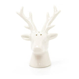 Ceramic Reindeer Salt & Pepper Set | 2 Piece Christmas Salt and Pepper Pots Salt and Pepper Shakers - Tophatter Daily Deals