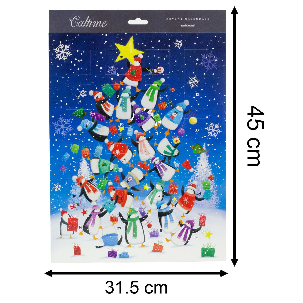 Playful Penguins Christmas Advent Calendar | Christmas Picture Advent Calendar Advent Calendar - Tophatter Daily Deals
