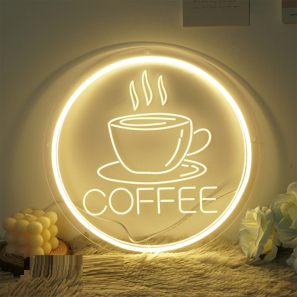 Acrylic Carved Luminous Character English Letter Decorative Lamp 7 - Tophatter Daily Deals