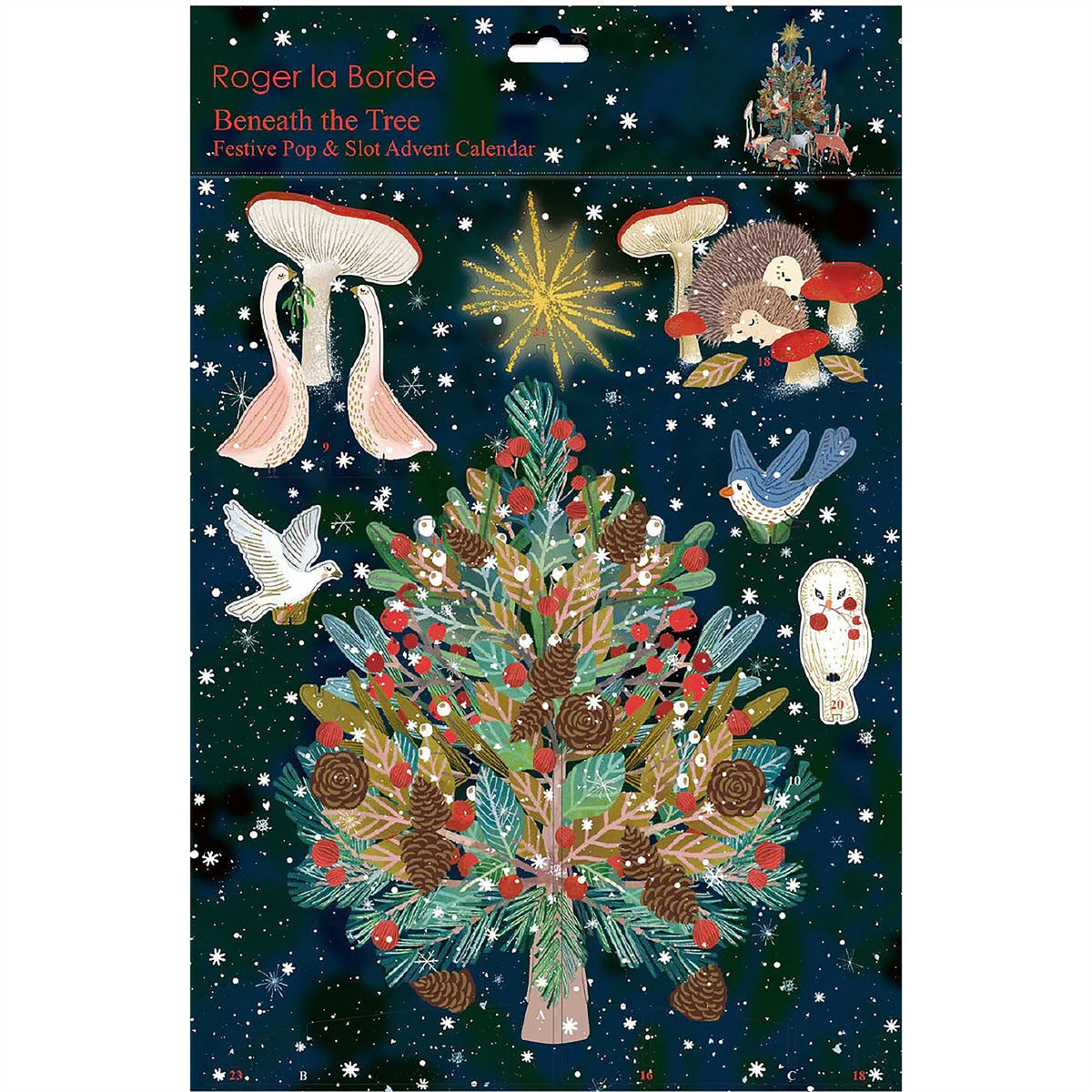 3D Pop & Slot Beneath the Tree Christmas Advent Calendar | Tree Advent Calendar Advent Calendar - Tophatter Daily Deals