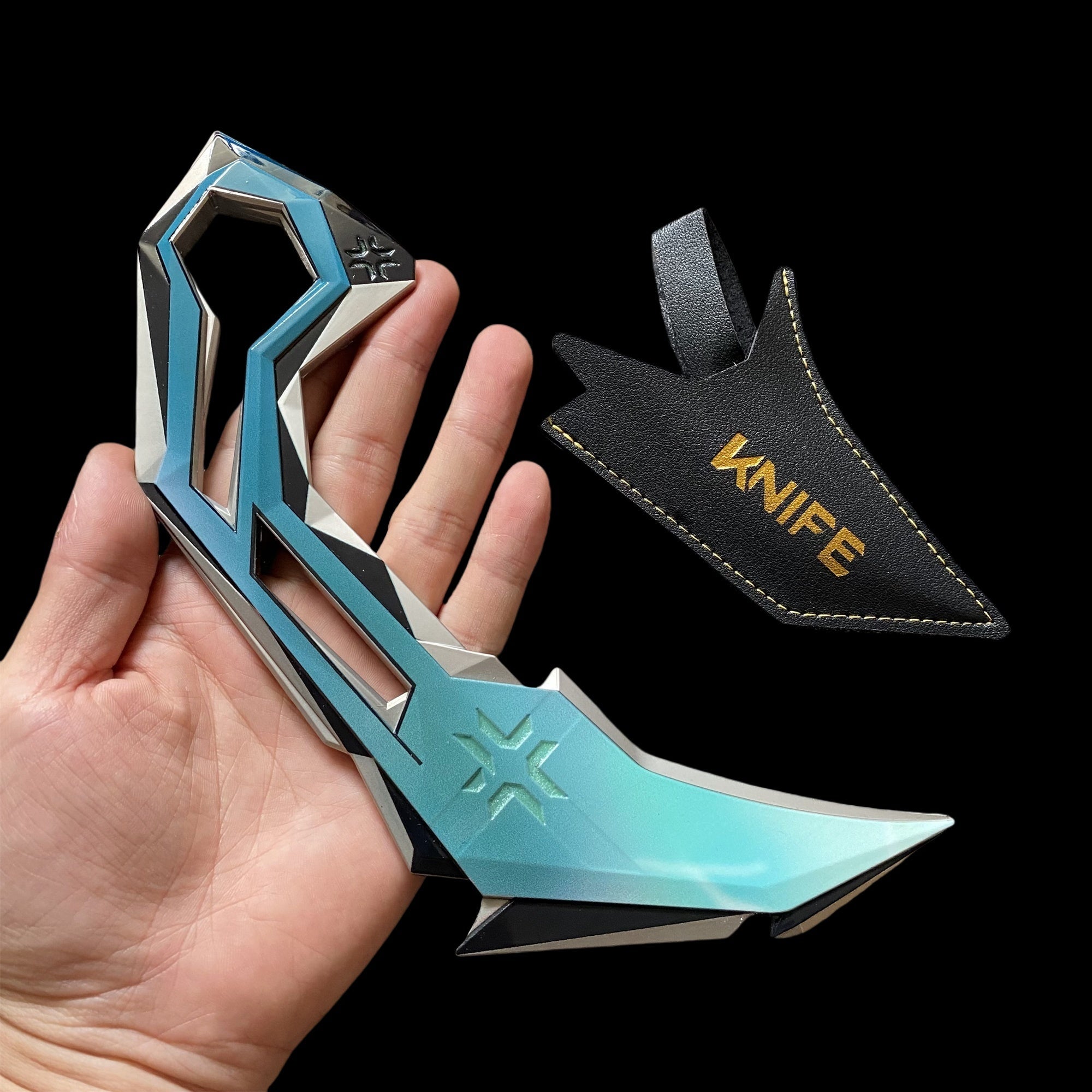 IRL VCT Karambit Blunt Blade Metal Replica Green only - Tophatter Daily Deals