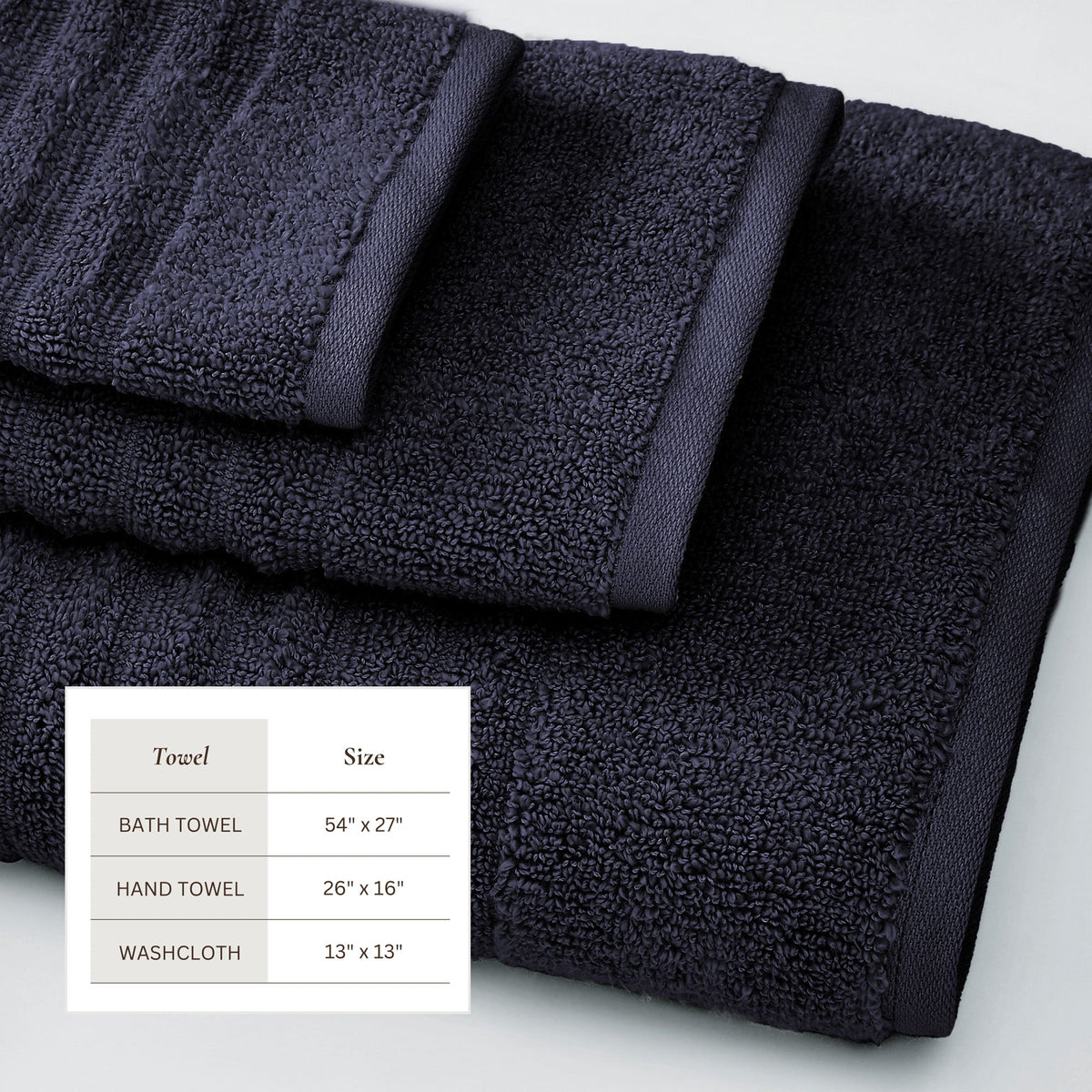 Luxury Combed Cotton Bath Towel Set - Karina Collection Bath - Tophatter Daily Deals
