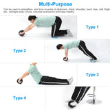 Ab Roller Wheel Fitness Exercise with Knee Pads Fitness & Exercise - Tophatter Daily Deals