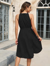 Tied Round Neck Sleeveless Dress Casual Dresses - Tophatter Daily Deals