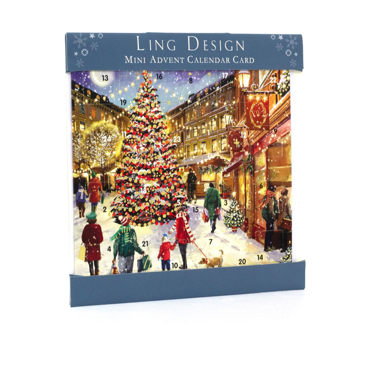 Christmas Eve - Christmas Advent Calendar | Advent Greetings Card & Envelope Advent Calendar - Tophatter Daily Deals