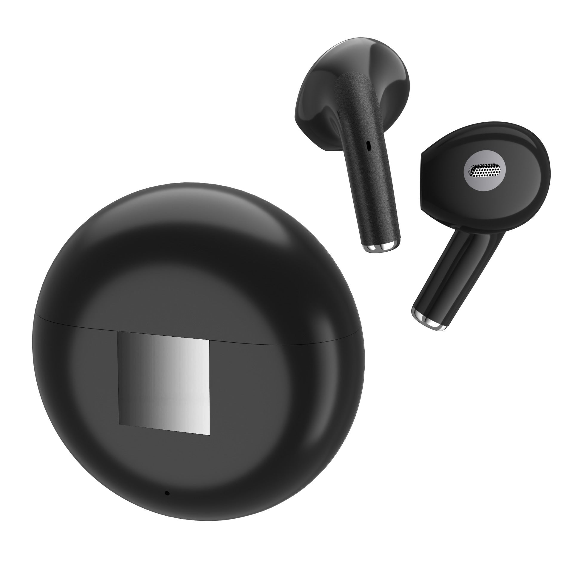 Bluetooth Headset Wireless Budz5 Semi-in-ear Noise Reduction J6 Black 0 - Tophatter Daily Deals