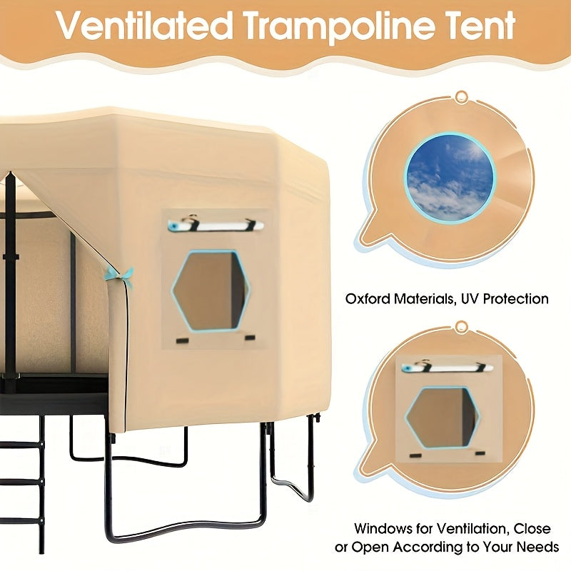 Trampoline Tent Round with UV Protection Outdoor > Camping - Tophatter Daily Deals