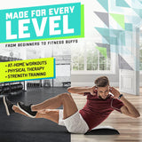 Ab Mat Sit Ups - Ab Pad Mat Sit Up Abdominal Workout Core Stomach CrossFit Cushion Gym Exerciser Exercise & Fitness - Tophatter Daily Deals