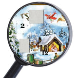 Train in the Snow Christmas Advent Calendar Traditional Picture Advent Calendar Advent Calendar - Tophatter Daily Deals