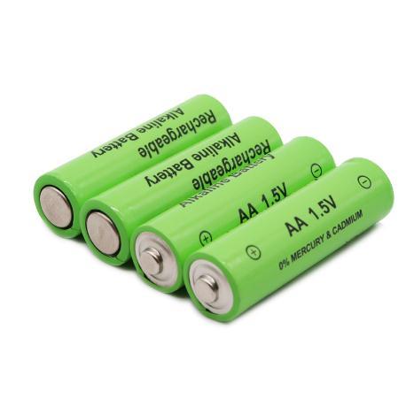 Alkaline Rechargeable Battery Industrial Grade 5 AA 1.5V 0 - Tophatter Daily Deals