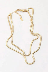 Gold Plated Necklace Gold One Size Necklaces - Tophatter Daily Deals