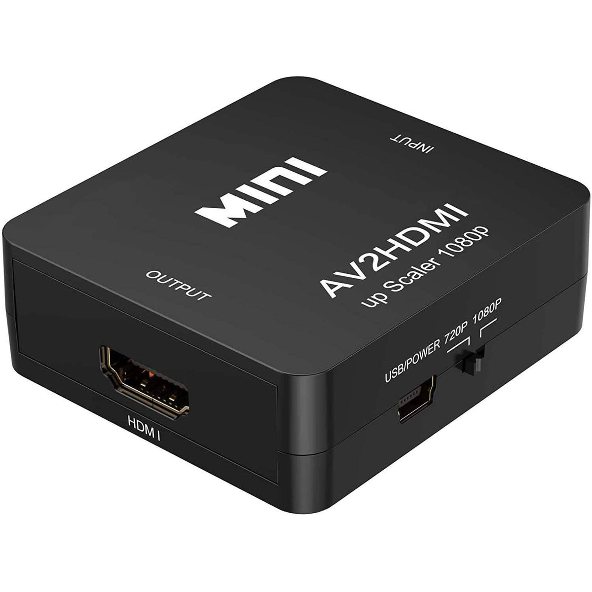 ABLEWE 1080P Mini RCA Composite CVBS Video Audio Converter Adapter TV & Video - Tophatter Daily Deals