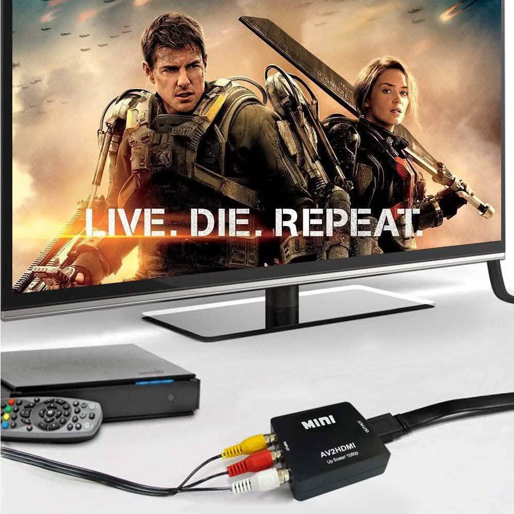 ABLEWE 1080P Mini RCA Composite CVBS Video Audio Converter Adapter TV & Video - Tophatter Daily Deals