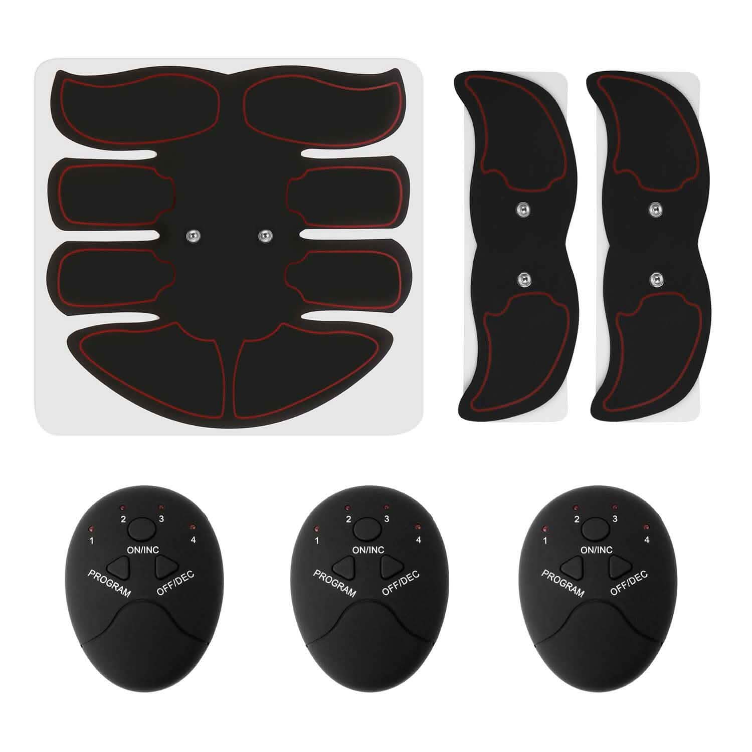Abs Stimulator Muscle Toner EMS with 6 Modes Fitness & Exercise - Tophatter Daily Deals