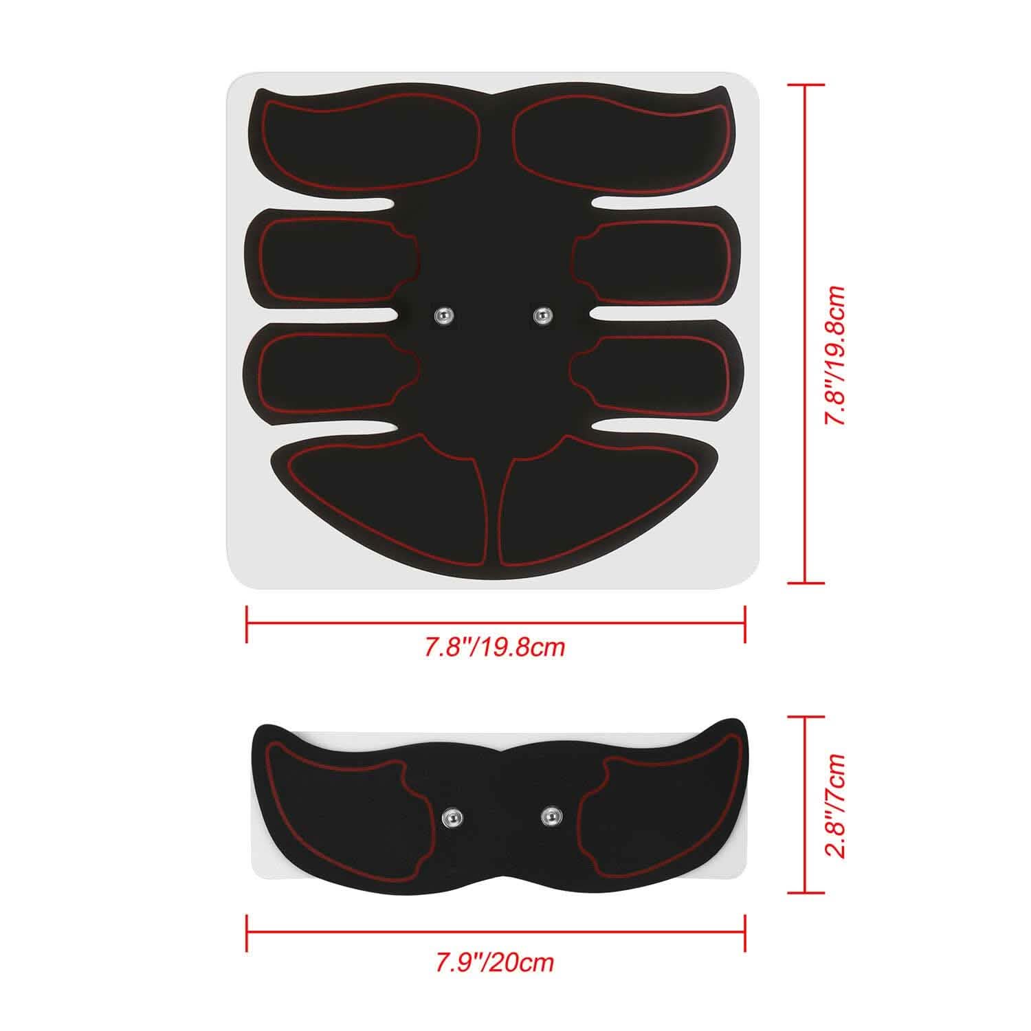 Abs Stimulator Muscle Toner EMS with 6 Modes Fitness & Exercise - Tophatter Daily Deals
