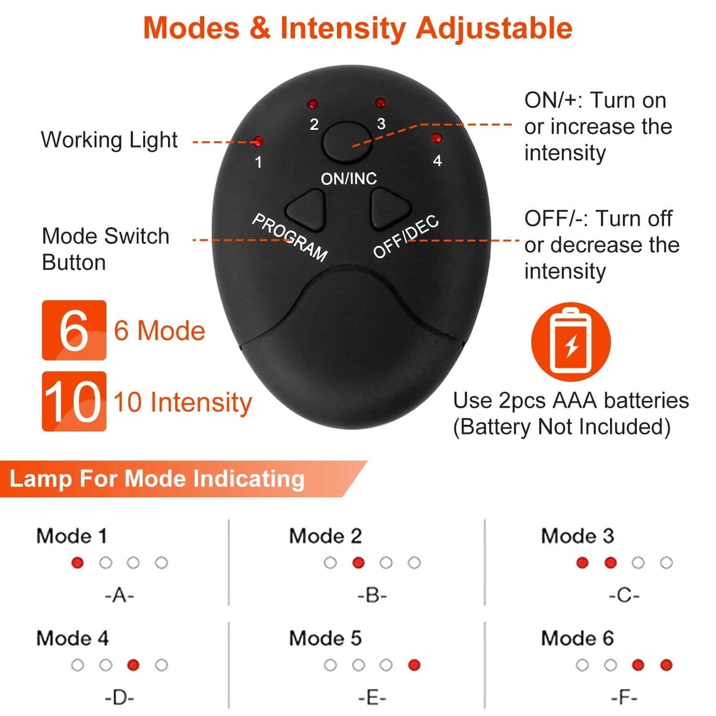 Abs Stimulator Muscle Toner EMS with 6 Modes Fitness & Exercise - Tophatter Daily Deals