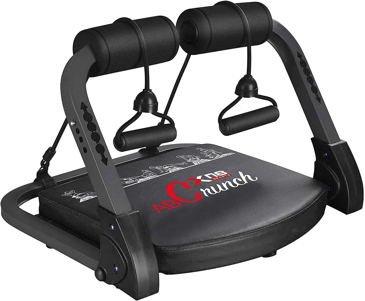 Multi Functional Ab Cruncher Abdominal Abs Core Fitness Trainer Black Exercise & Fitness - Tophatter Daily Deals