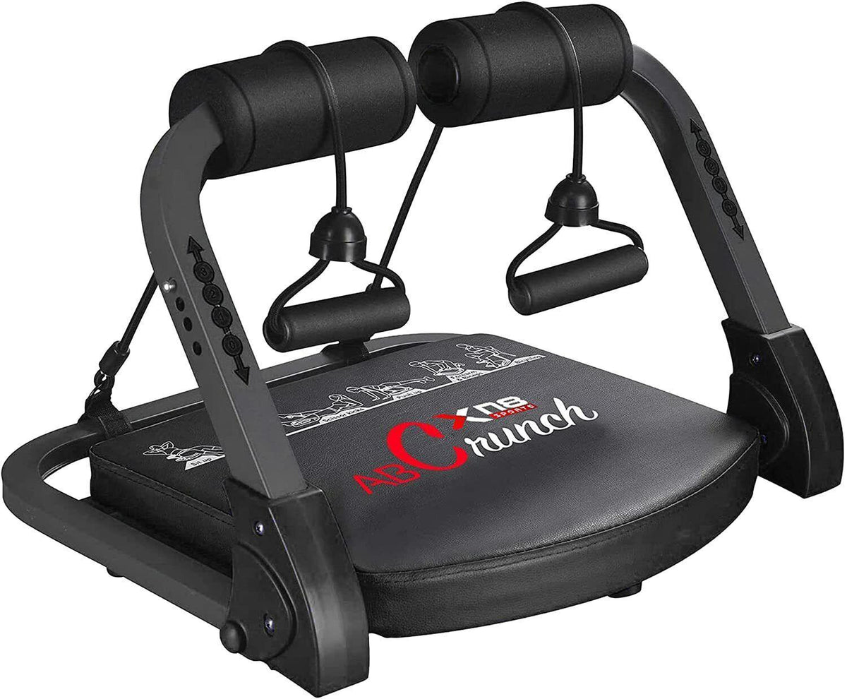 Multi Functional Ab Cruncher Abdominal Abs Core Fitness Trainer Black Exercise & Fitness - Tophatter Daily Deals
