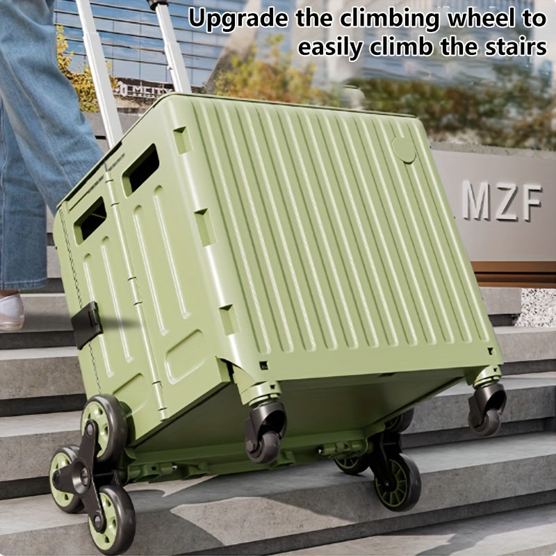 Camping Trolley Storage Cart with Lid Home & Garden > Travel - Tophatter Daily Deals